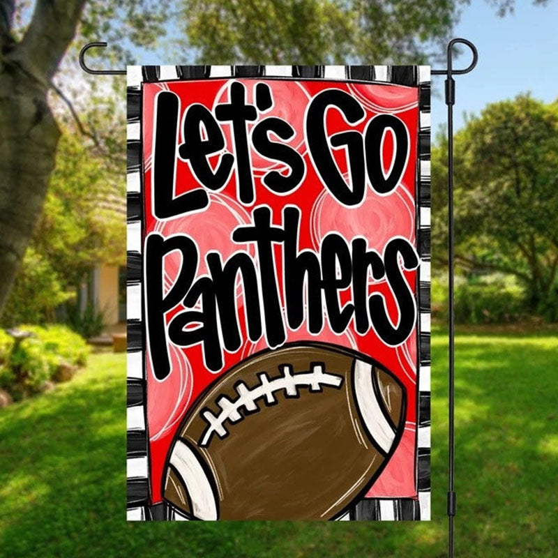 Personalized Fall Yard Deco Team Football Garden Flag