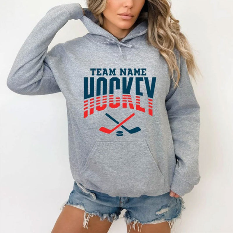 Personalized Hockey Sweatshirt With Name and Number