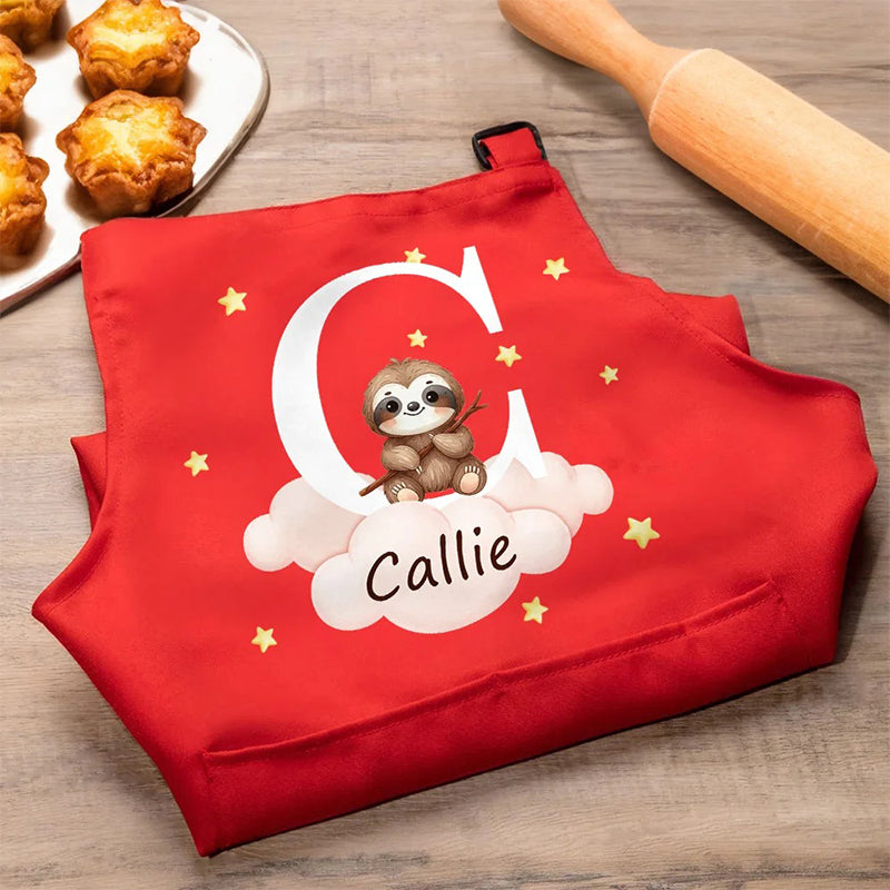 Personalized Animal Elephant Adjustable Kid Apron