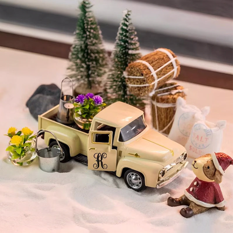 Christmas Tree Truck w Personalisation on Door