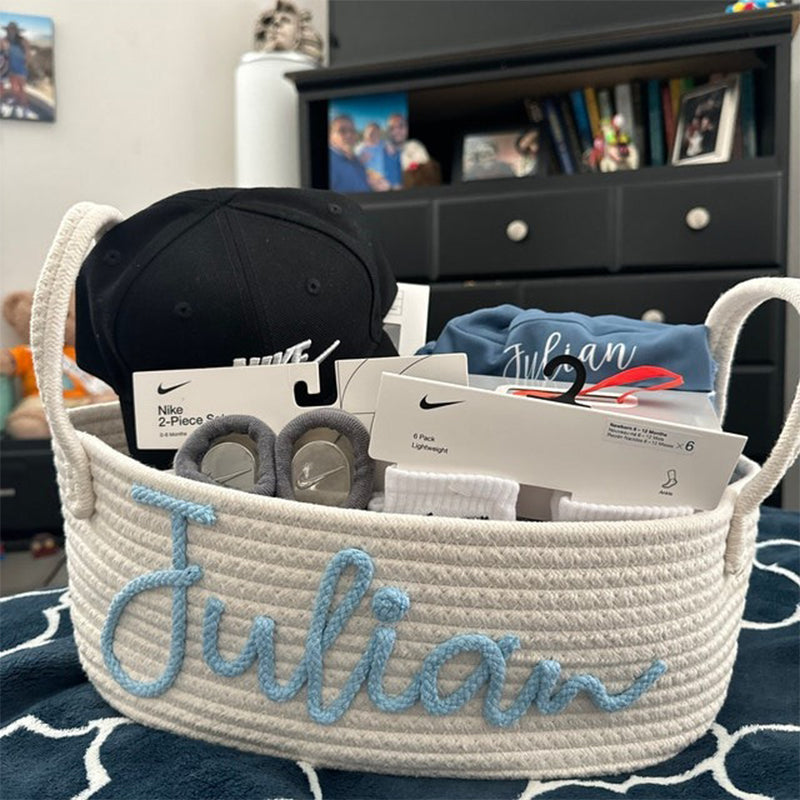 Baby Shower Gift, Baby gifts, Handmade Basket for Baby Shower