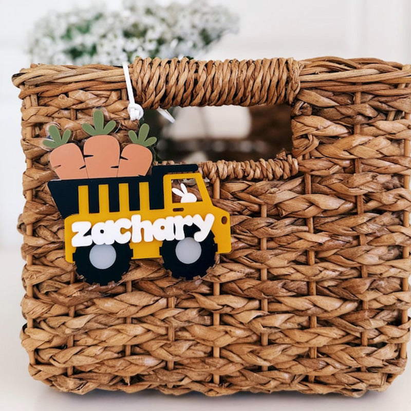 Construction Truck Easter Tag Dump Truck Easter Tag