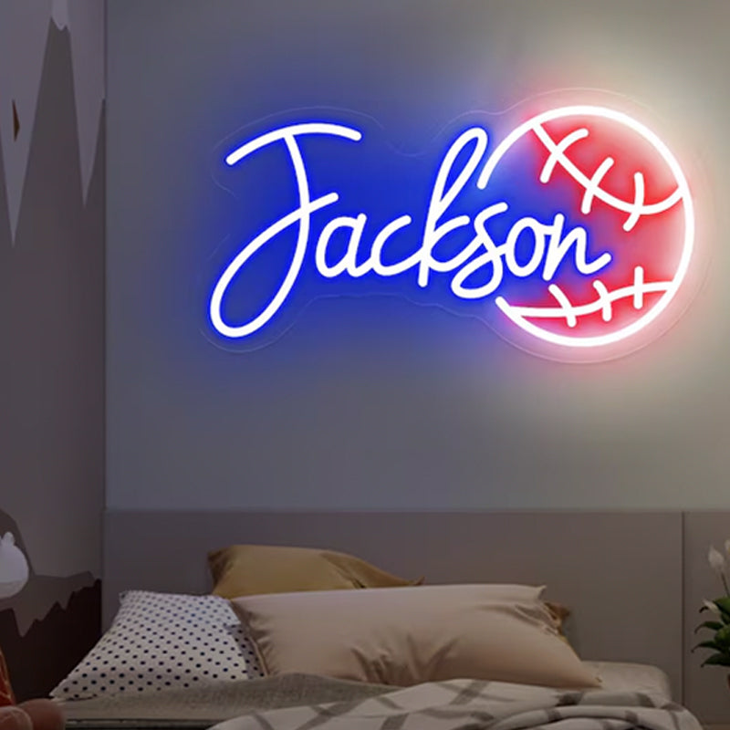 Custom Soccer Name Neon Sign, Football Neon Sign