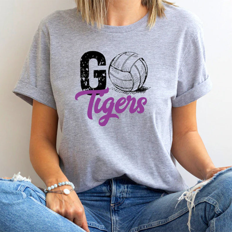 Custom Volleyball Tee, Custom Go Team Shirt