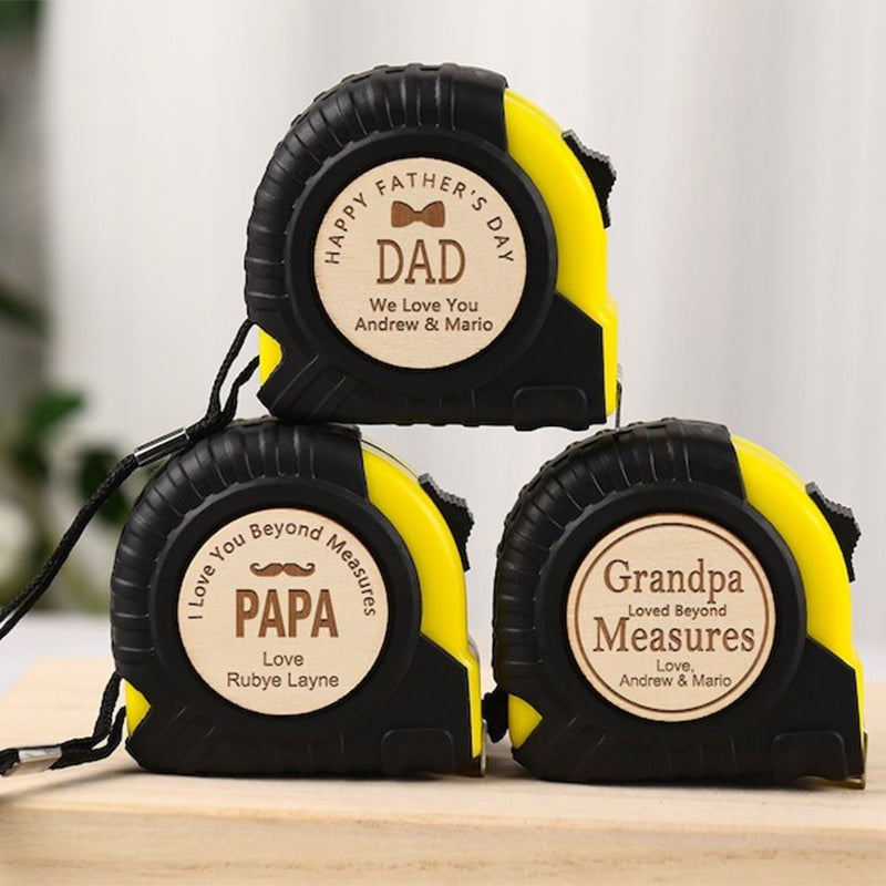 Personalised Father's Day Gift for Dad Daddy Grandad Nobody Measures Up Immeasurable