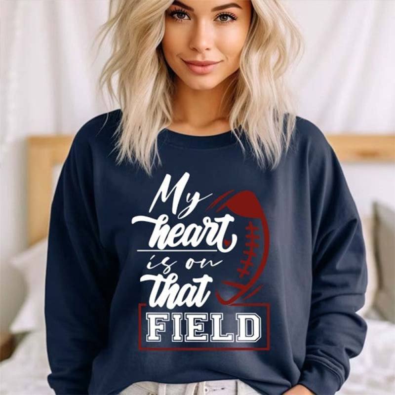 Custom Name And Number Football Sweatshirt
