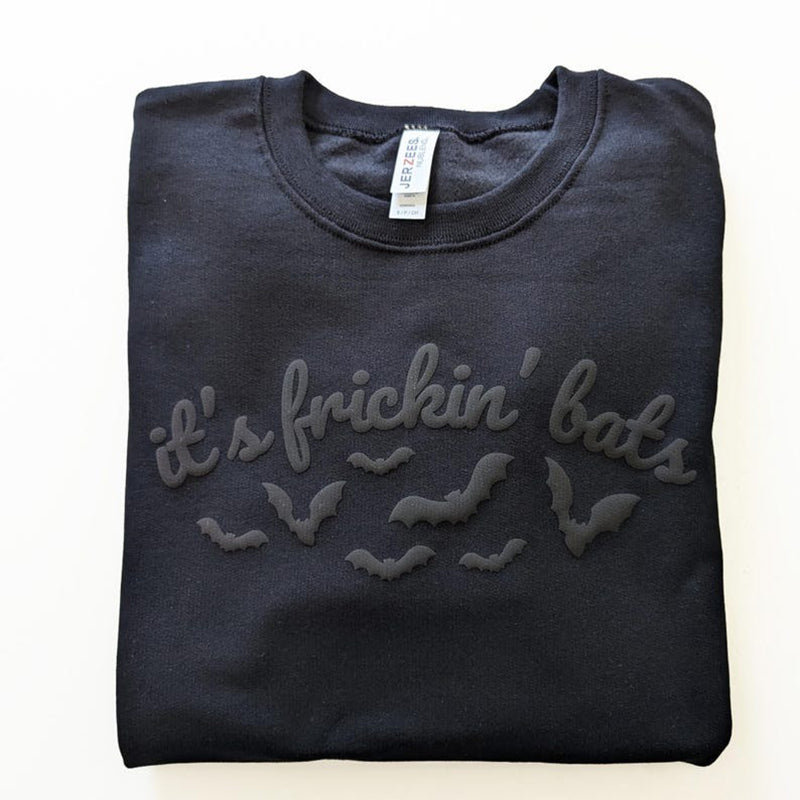 Halloween Puff Sweatshirt It's Frickin' Books