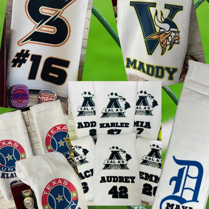 Personalized Football Towel | Quarterback waist loop towel