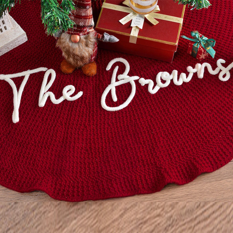 Personalized Christmas Tree Skirt