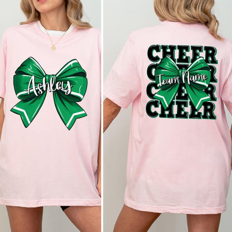 Personalized Cheerleader Gift, Cheer Mom with Name Shirt