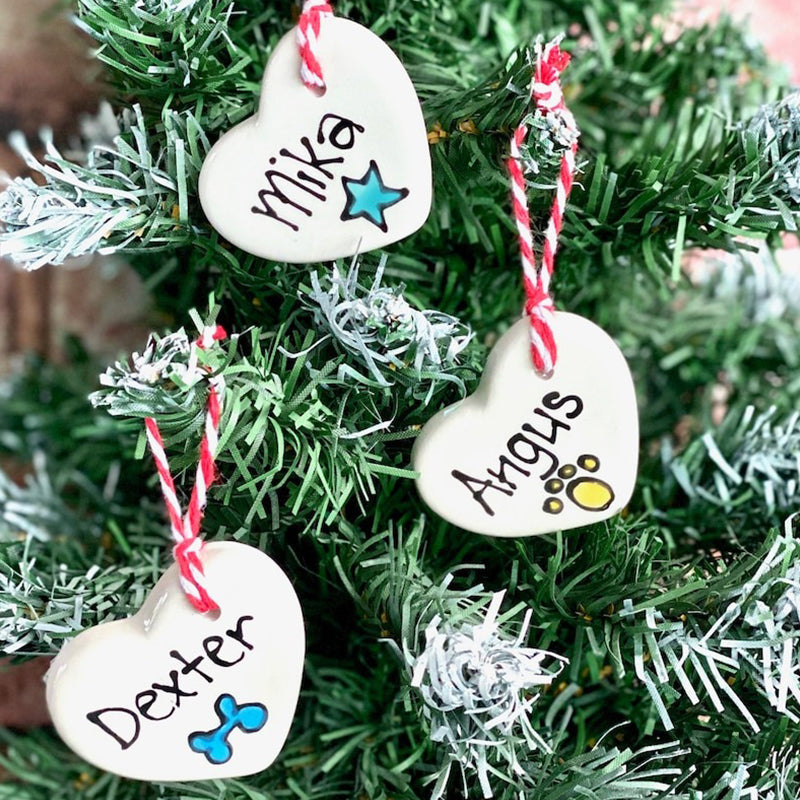 Personalised Christmas decoration, rabbit Christmas decoration