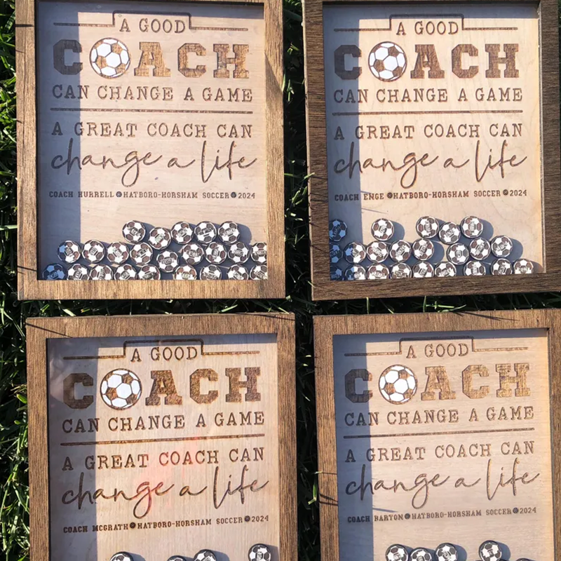 Soccer Coach plaque End of Season team gift club