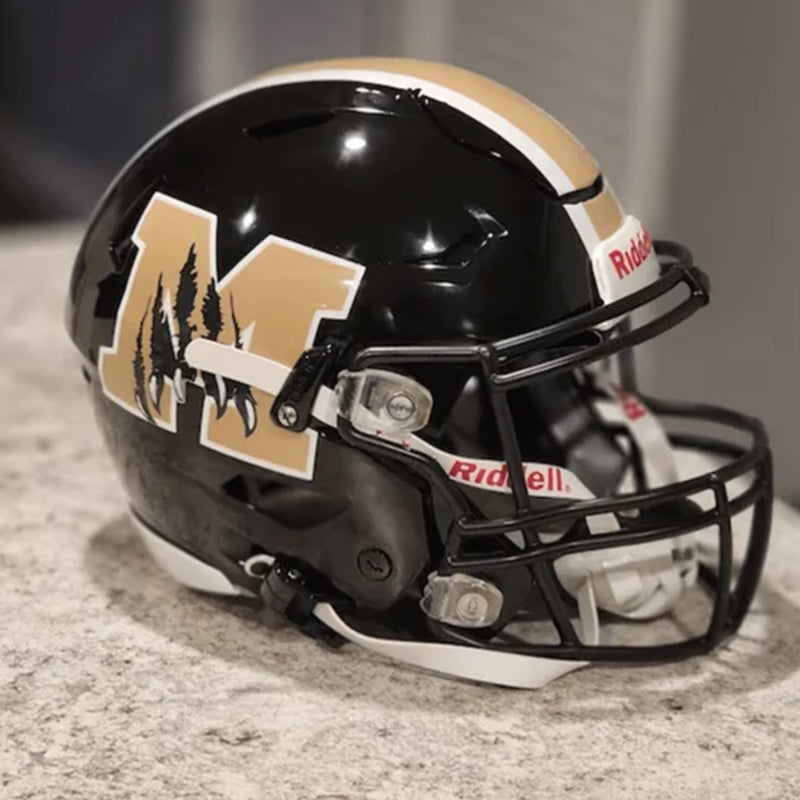 Football Helmet Decals - Full Size, Customized With Your Logo