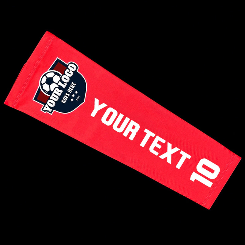Personalized Sports Arm Sleeve with Custom Logo and Text