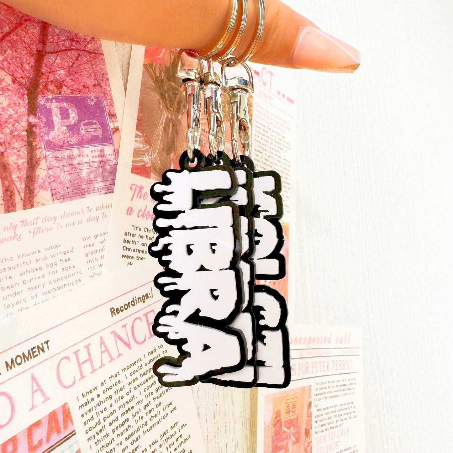 Customized Acrylic Keychain with Name