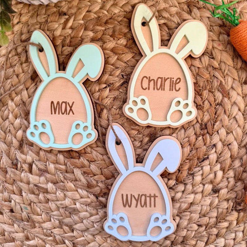 Personalized Easter Basket Tag, Easter Basket Tag