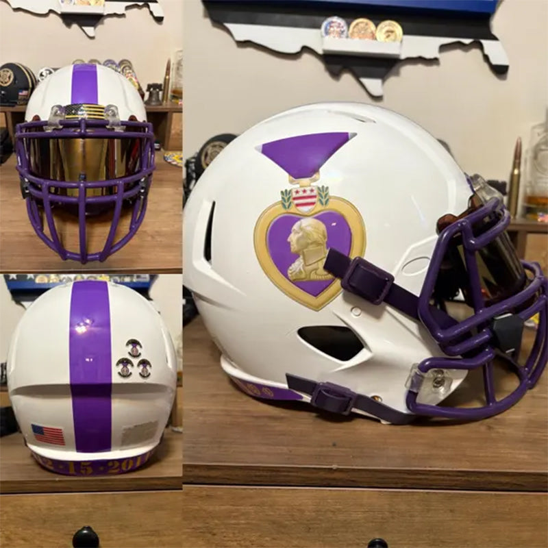 Football Helmet Decals - Full Size, Customized With Your Logo