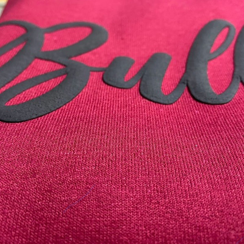 CUSTOM Team Sweatshirt, embossed puff, Custom Team Name Sweatshirt
