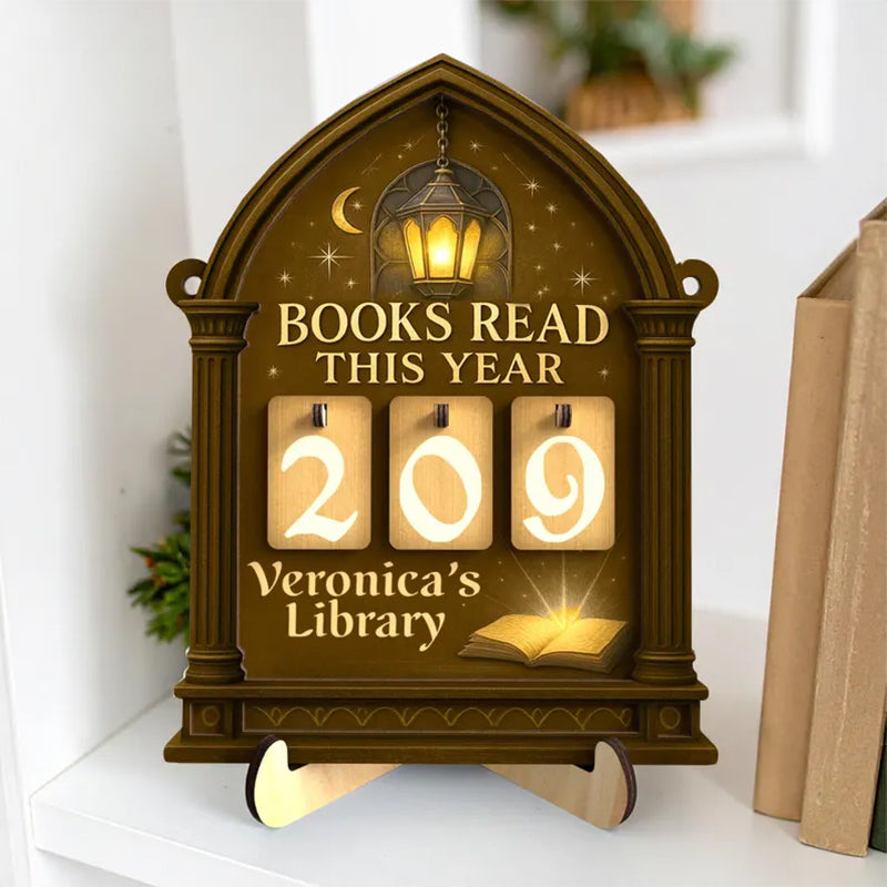 Custom Books Read Tracker,Books Read This Year Counter