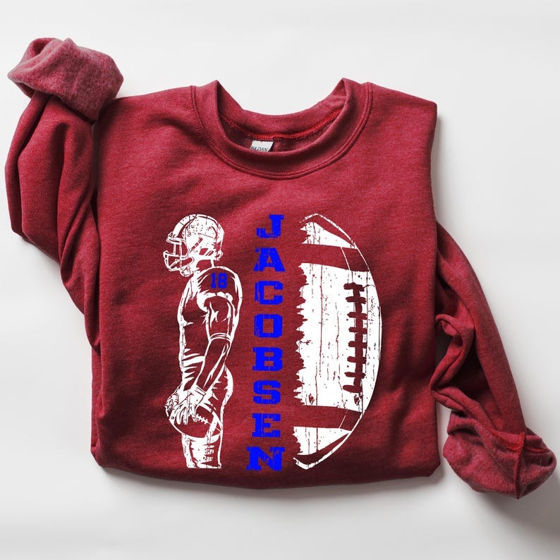 Personalized Football Sweatshirt
