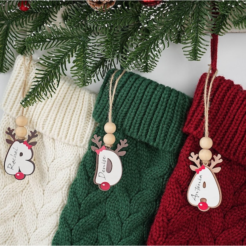 Personalized Christmas Name Ornaments, Initial Ornament 2025