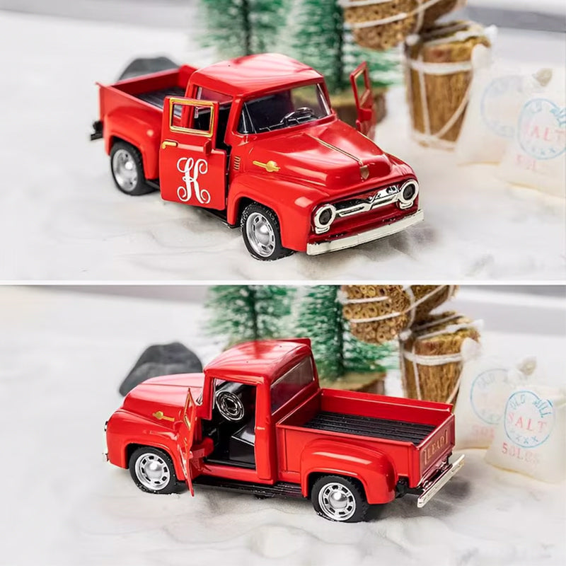 Christmas Tree Truck w Personalisation on Door