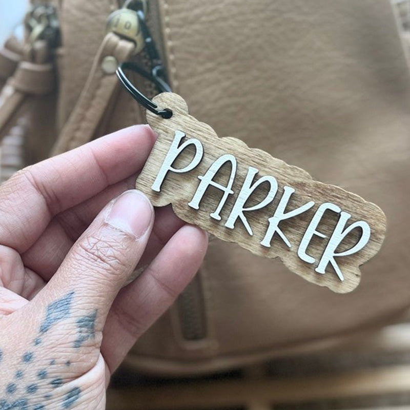 Customized Name Tags, Kids School Bags, Lunch Boxes, Backpacks, Wooden Keychains