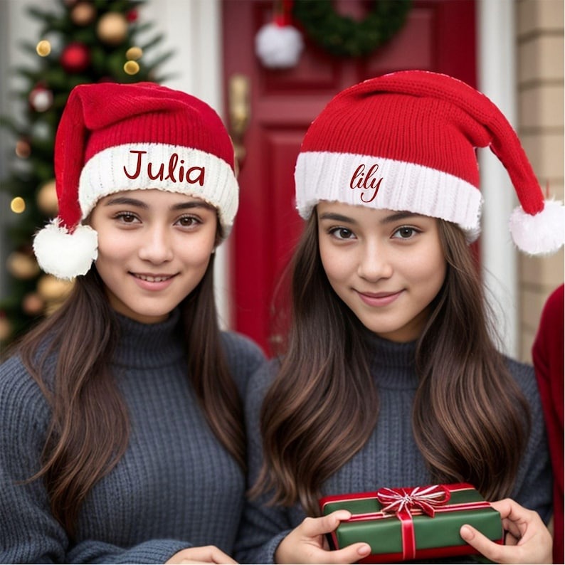 Customized Christmas Hats, Knitted Christmas Hats