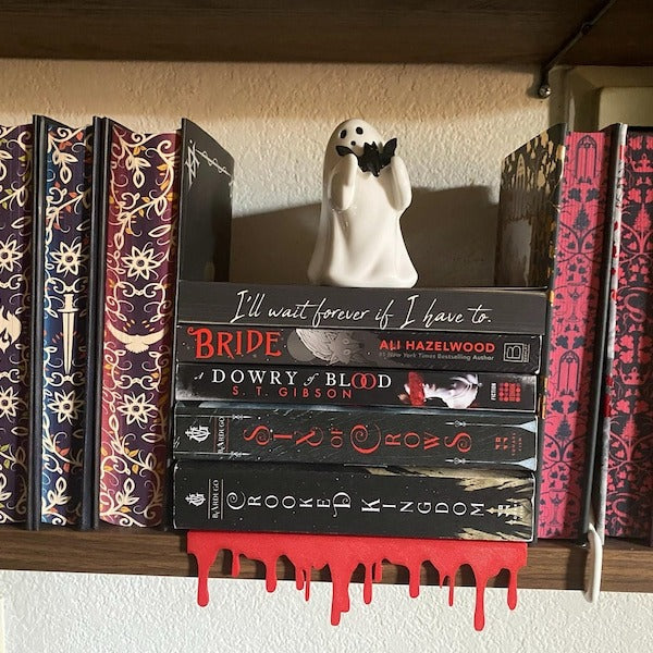 Slime Drip Bookshelf Decor | Blood Drip Bookshelf Decor