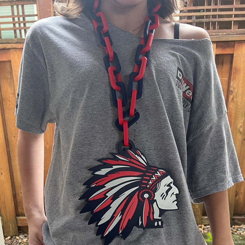 Custom Sports Turnover Chain, Oversized Medallion, Team mascot, Custom Colors, Any Logo