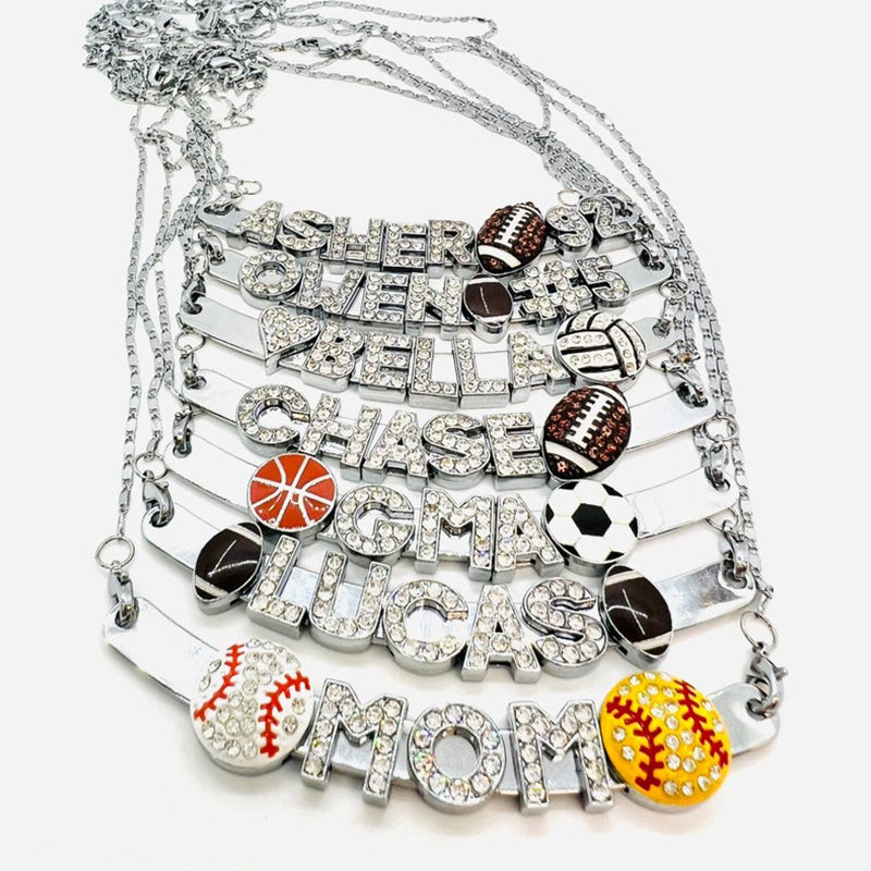 Football Mom Necklace Football Necklace Football Jewelry Football Gifts