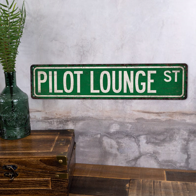 Rustic Street Sign, Custom Street Sign, Vintage Looking Personalized Sign