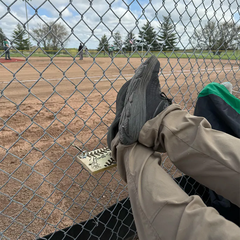 Clip-On Fence Foot Rest for Baseball & Softball