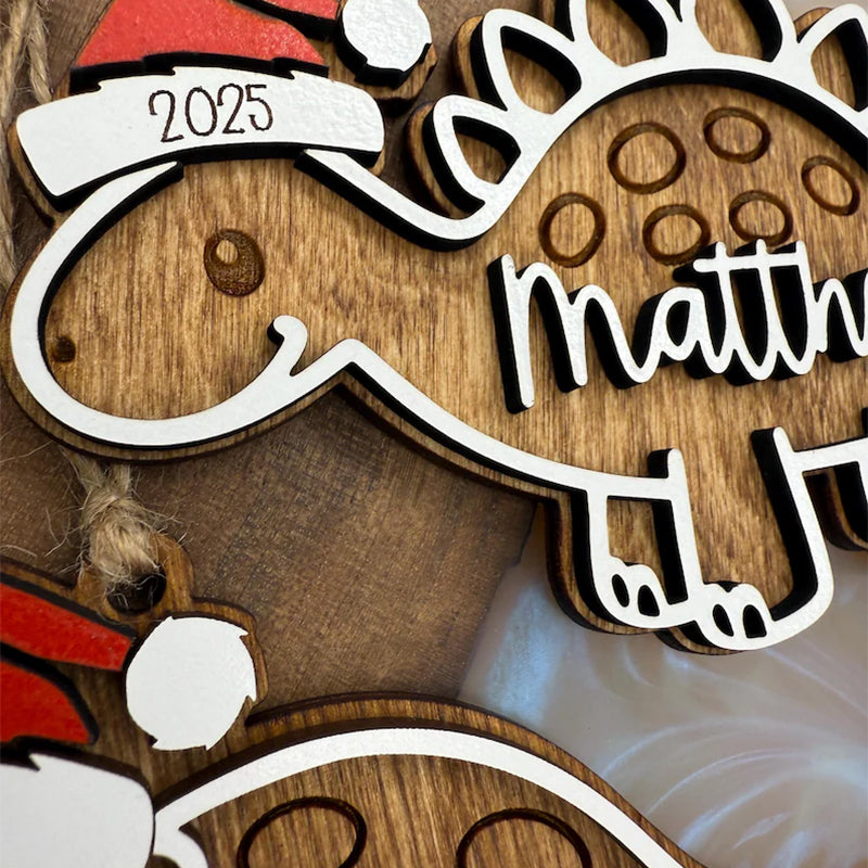 Dinosaur Ornament | Personalized Dinosaur Ornament