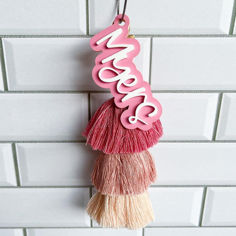 Bogg Bag Name Keychain, personalized bag charm