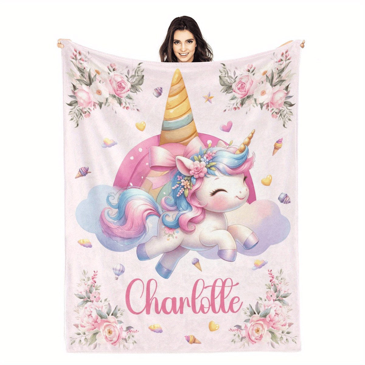 Personalized Name Flannel Blanket