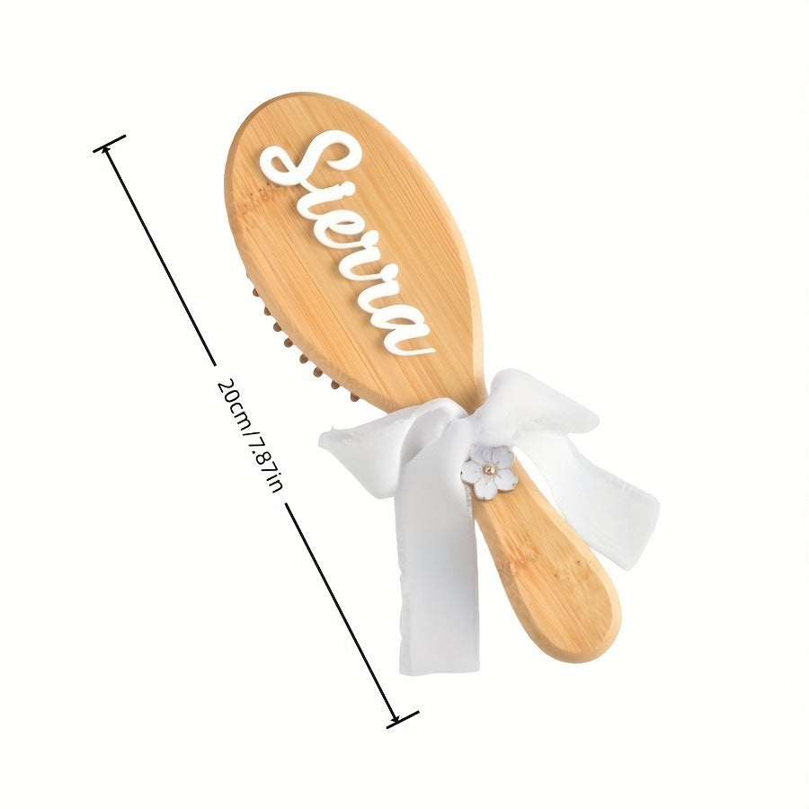Personalized Anti-Static Hair Brush with Name Engraving