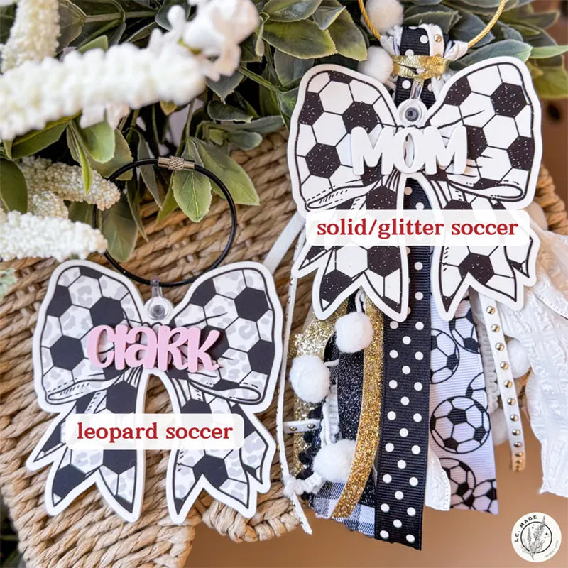 Softball Baseball Bogg Bag Tag, Softball Mom Bag Tassel and Charm