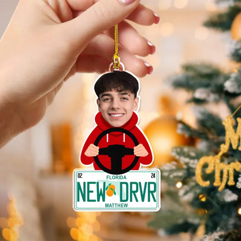 New Driver Ornament 2025, State License Ornament