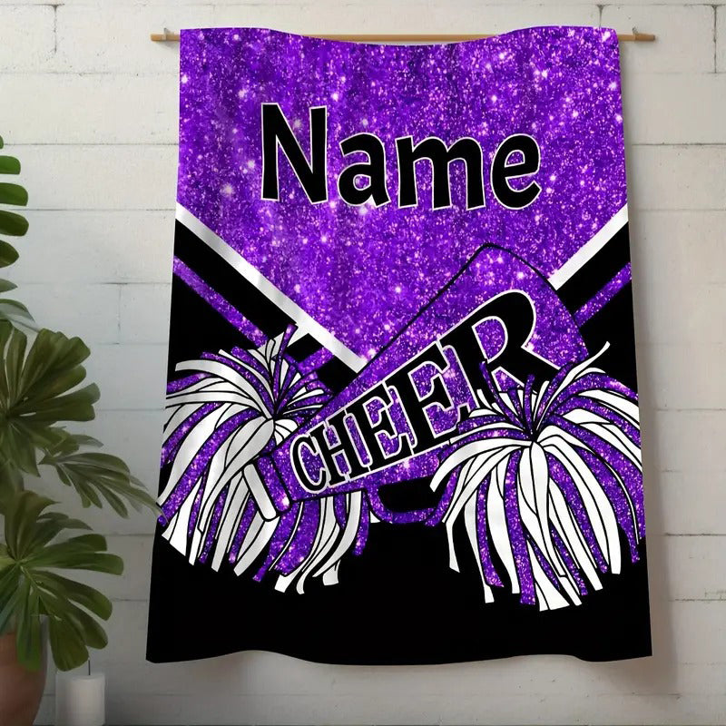 Personalized Cheerleader Blanket Perfect Gift for Cheer Team Members