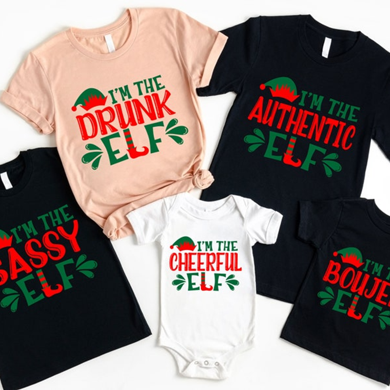 Christmas Gifts, Personalized Elf Shirt