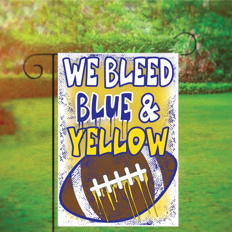 Football Garden Flag with Custom Team Colors
