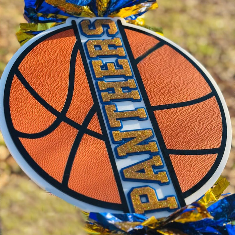 Cheer Stick with Poms for Volley /Soccer /Cheer /Baseball / Football /Cheer | Fans Custom Spirit Accessory