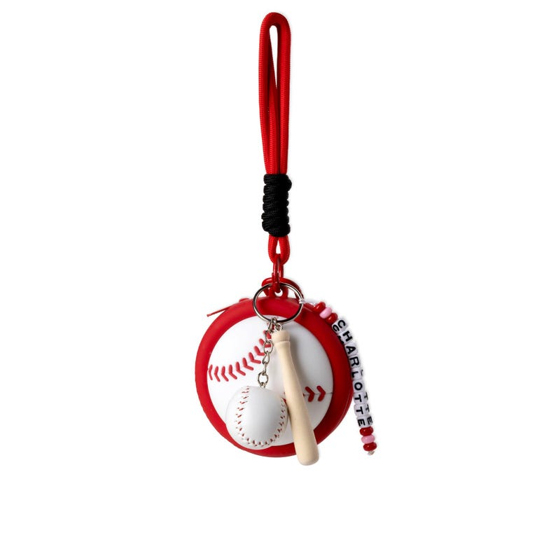 Customized tennis, baseball, basketball, soccer name beaded keychains and coin purses