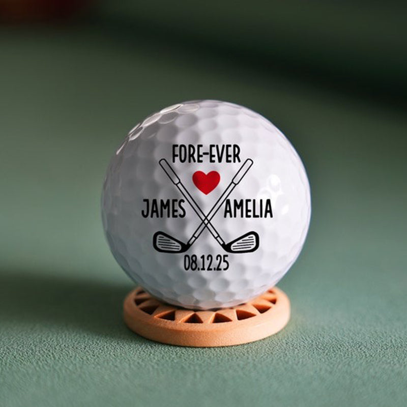 Personalized Wedding Golf Ball Gift, Wedding Favor, Bride and Groom Golf Balls