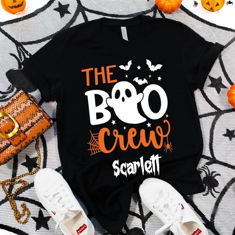 The Boo Crew Shirts, Custom Halloween Shirts, Kids Halloween Shirts