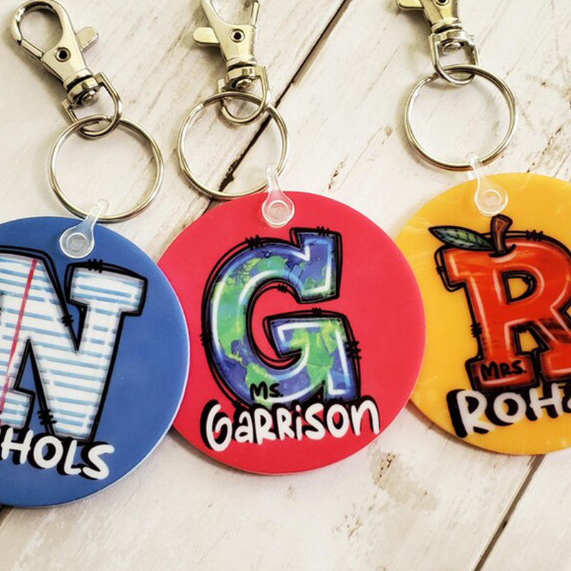 Personalized Teacher Keychain Appreciation Gift Back to School Gift
