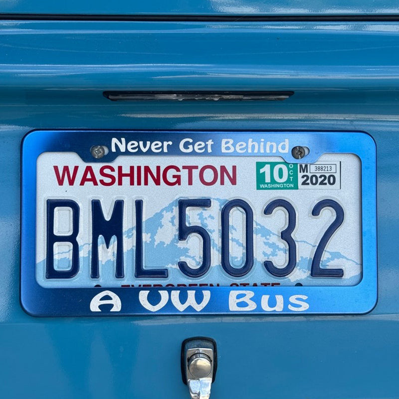 GoPlates Personalized Heavy Duty License Plate Frame | Laser Engraved