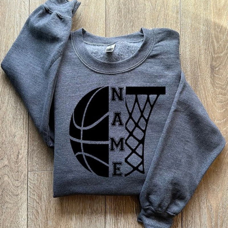Customized Basketball Sweatshirt, Your Name Basketball Shirt