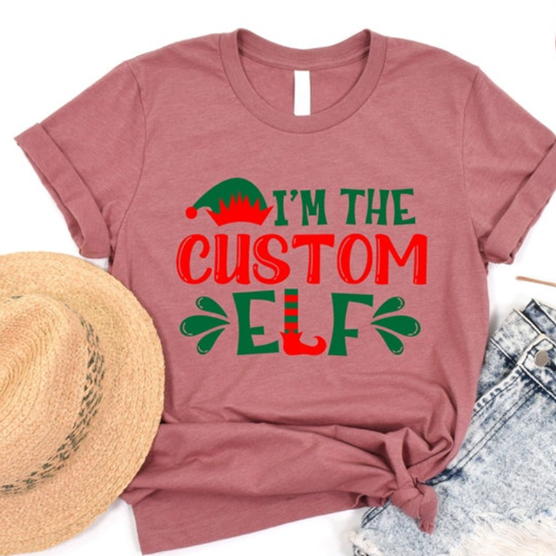 Christmas Gifts, Personalized Elf Shirt
